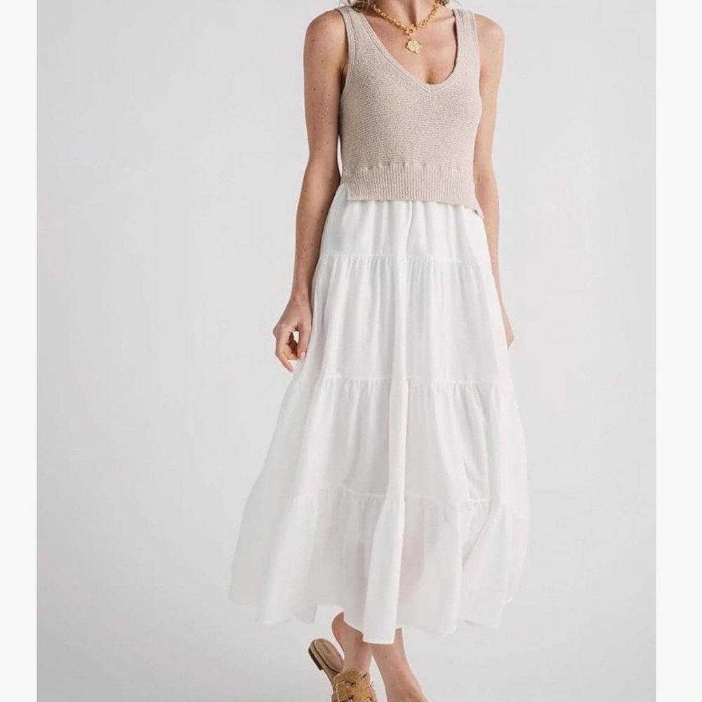 Maxi Dress with Sweater Top